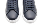 Light Sneaker In Soft Leather With White Sole