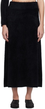 Black Asta Midi Skirt