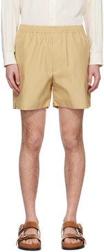 Beige Vent Shorts