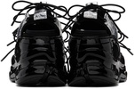 Silver & Black Classic Tracker Trainer Sneakers