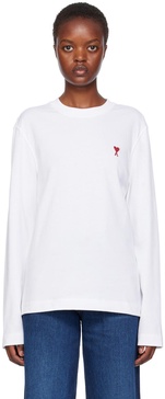 AMI de Coeur Logo Organic Cotton-Jersey T-Shirt - XL