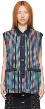 Multicolor Cotton Vest