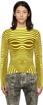 Green Body Morphing Sweater