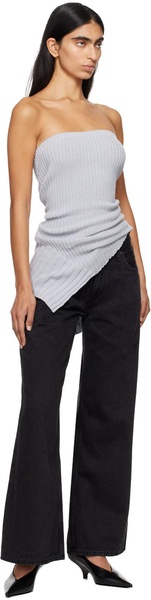 Black Baggy Dad Wide Leg Jeans