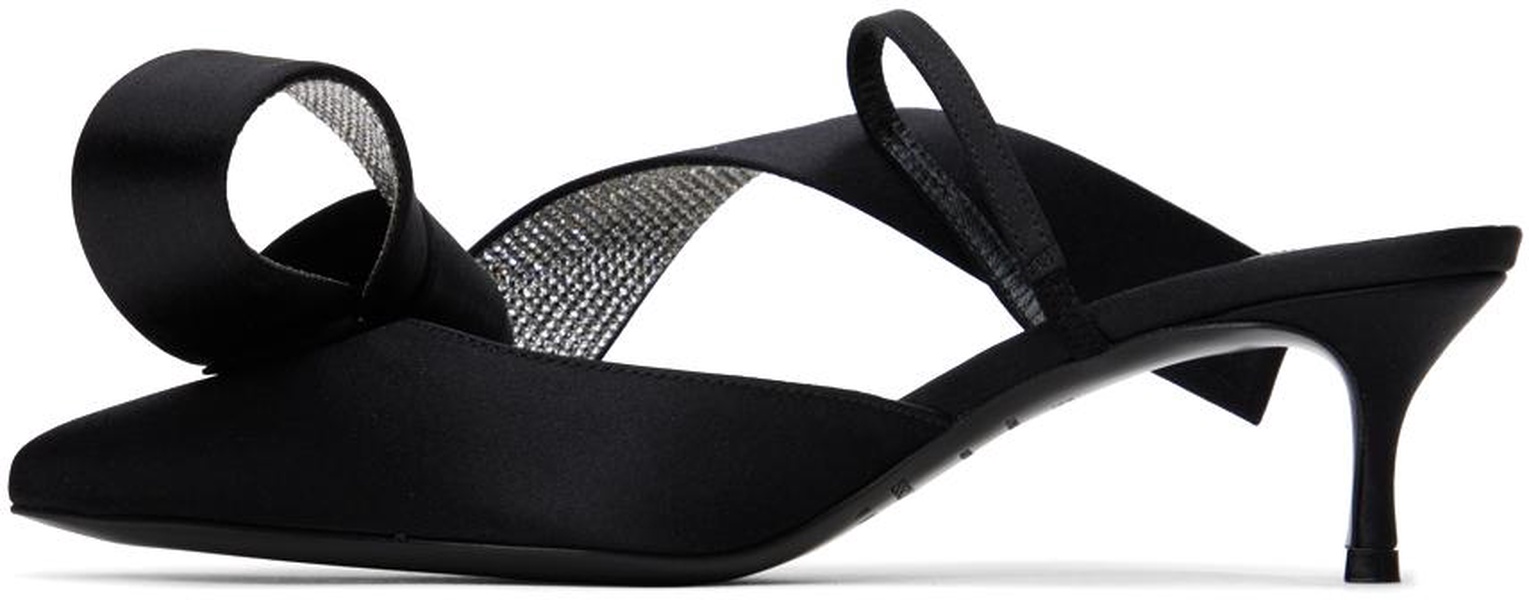 Black Sergio Rossi Edition Marquise Heeled Sandals