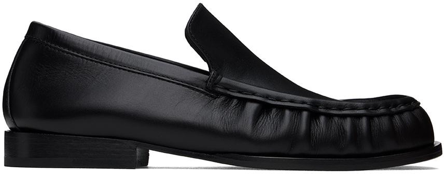 Black Leather Loafers