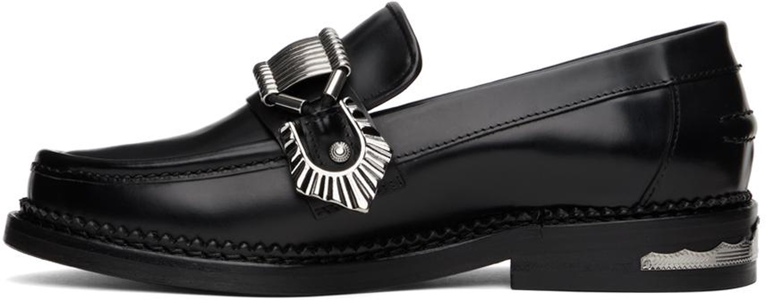 SSENSE Exclusive Black Hardware Loafers