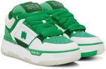 White & Green MA-1 Sneakers