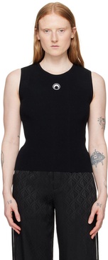 Black Core Sleeveless Crewneck