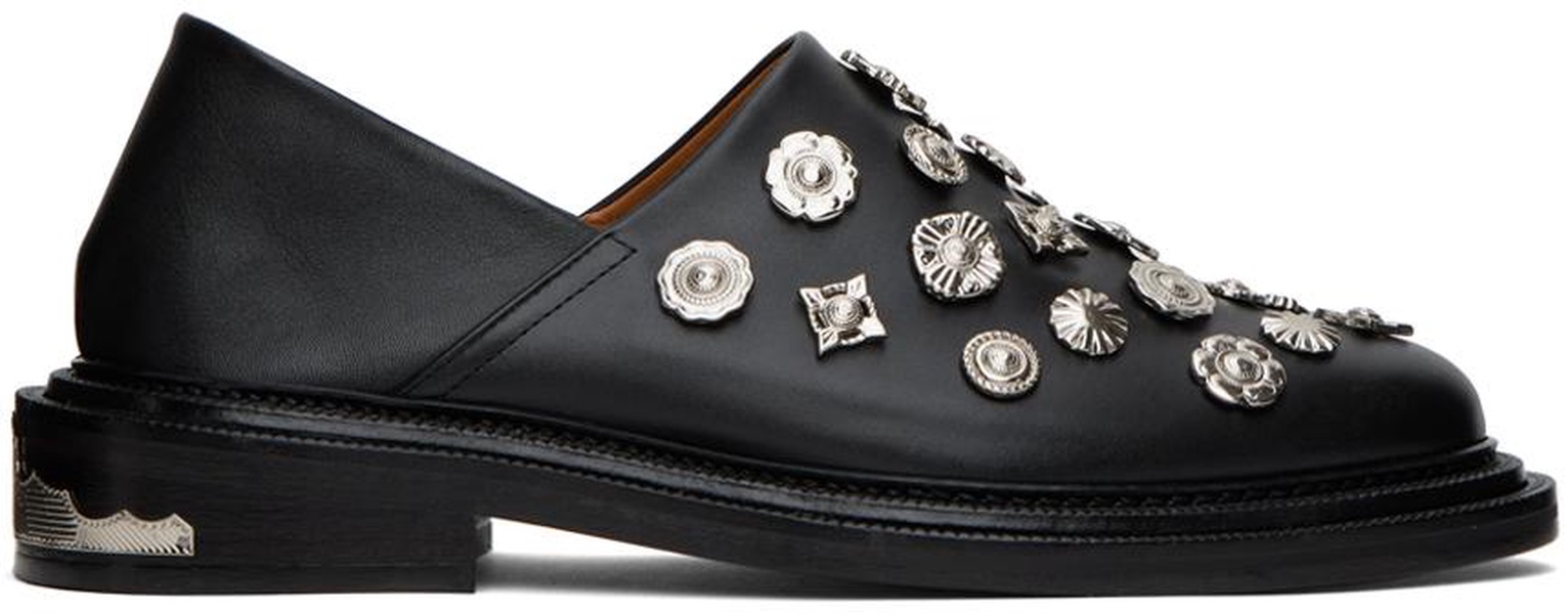 Black Sabot Loafers