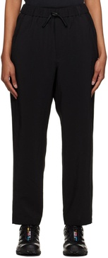 Black Poplin Trousers