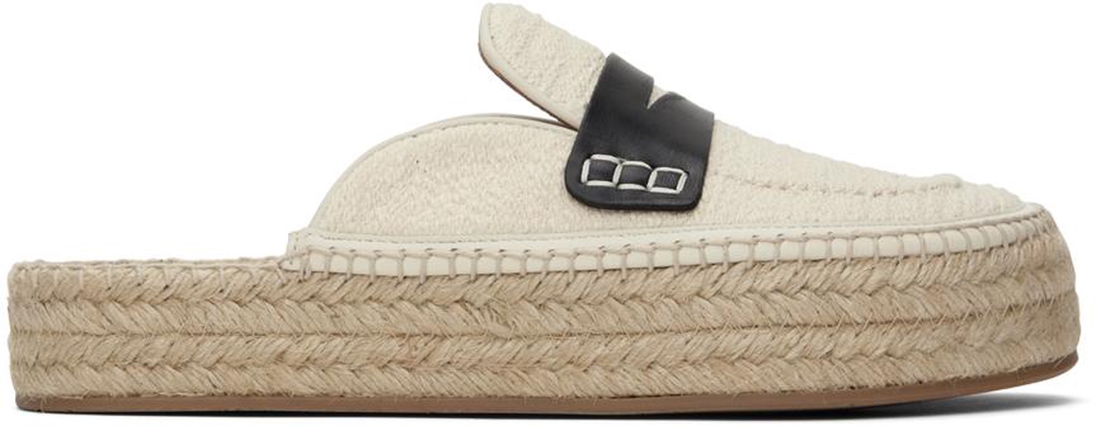 Beige Platform Espadrilles