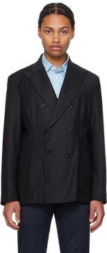 Black Doria Flan Blazer