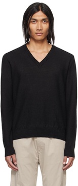 Black V-Neck Sweater