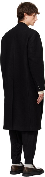 Black Pleated Coat