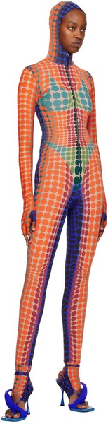 Orange Dots Jumpsuit