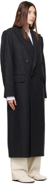 Gray Tailored Peacoat