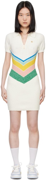 Off-White Chevron Minidress