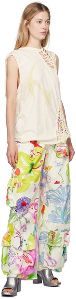 Multicolor Super Bloom Garden Cargo Pants