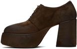 Brown Tacplat Heels