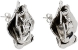 Silver Rose Earrings