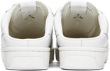 White Retro Court Mule Sneakers