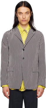 Blue Striped Blazer