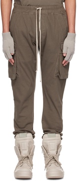 Gray Mastodon Cut Cargo Pants