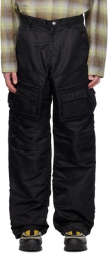 Black Pocket Cargo Pants