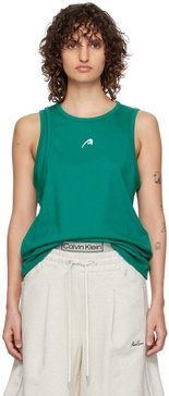 Green Layered Tank Top