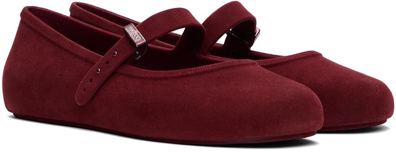 Red Soft Ballerina Flats