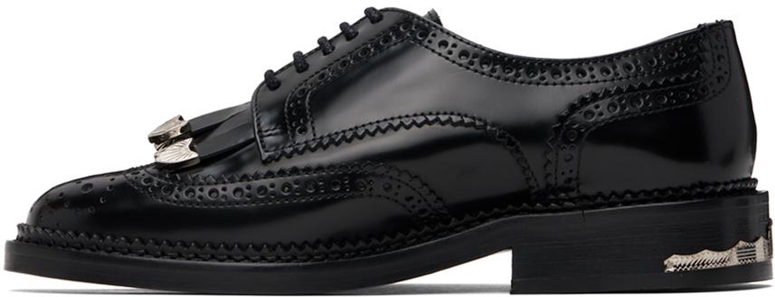 Black Fringed Oxfords