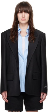 Black Pre-Styled Oversize Blazer