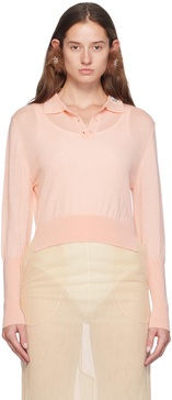 Pink Embellished Polo