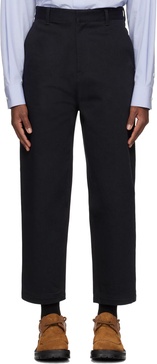 Navy Significant Zip-Fly Trousers