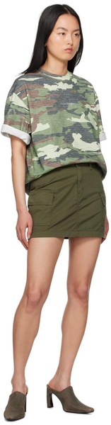 Khaki '94 Cargo Miniskirt