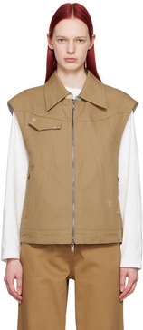 Beige Poel Reversible Vest