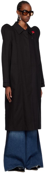 Black Hump Shoulder Coat