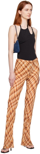 Orange Floria Trousers