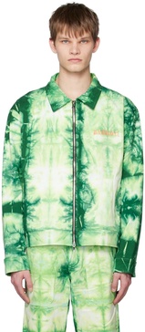 Green Tie Dye Jacket