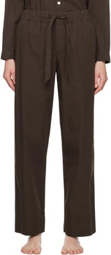 Brown Drawstring Pyjama Pants