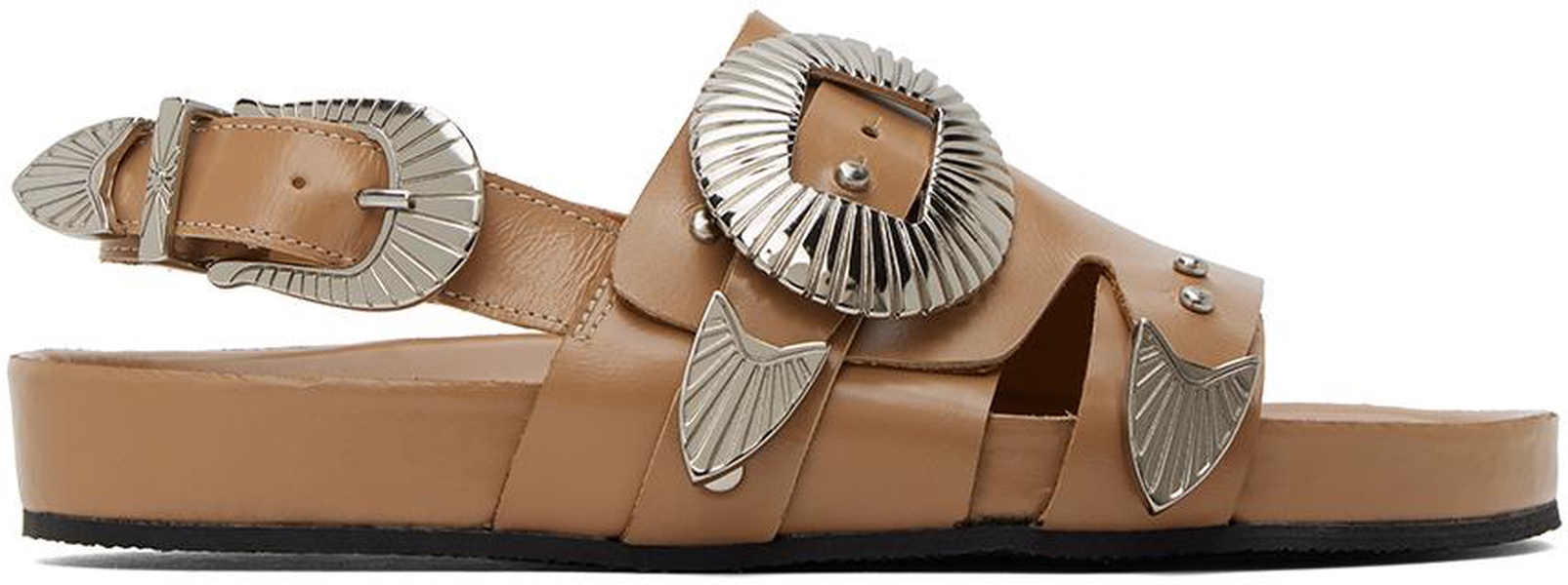 SSENSE Exclusive Beige Hardware Sandals