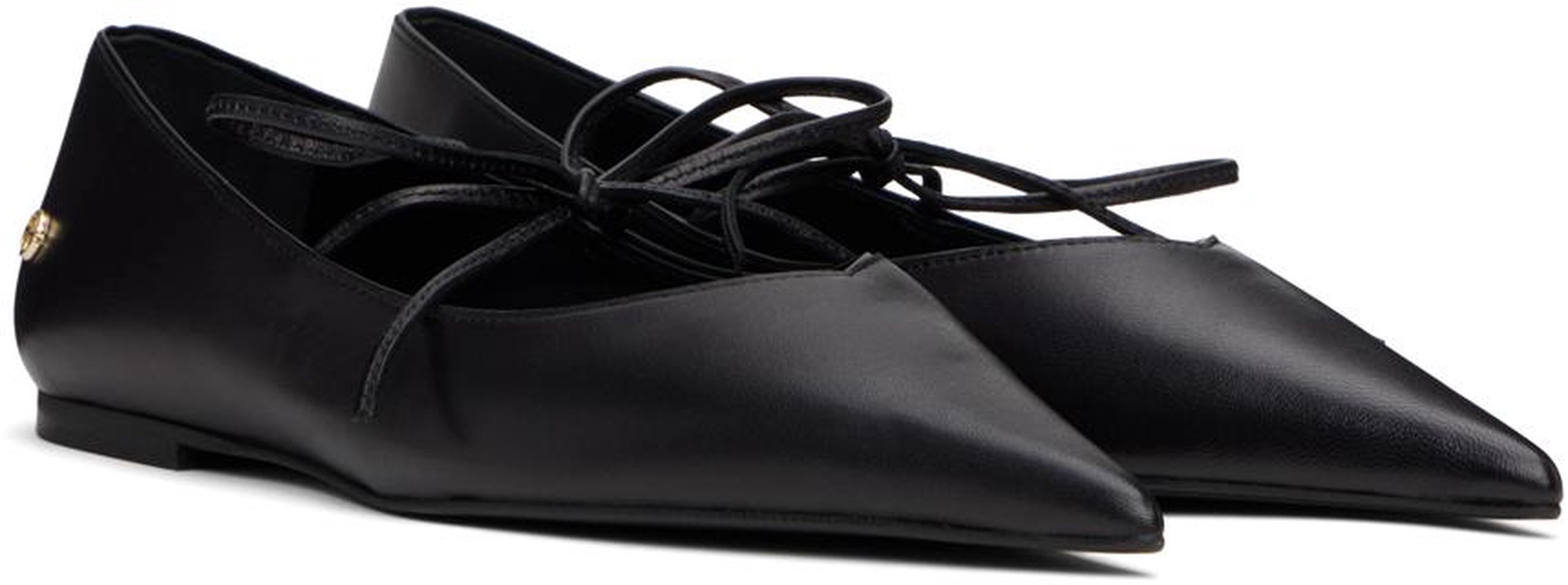 Black Nikki Ballerina Flats