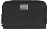 Dolce & Gabbana Raised Logo Zip-Around Small Wallet