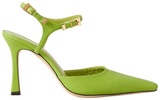 By Far Women Green + Mimi Cuttrell Leather Pumps