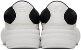 White & Black AW Hoop Slip-On Sneakers