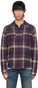 Navy & Red Check Shirt