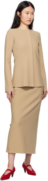 SSENSE Exclusive Taupe H Maxi Skirt