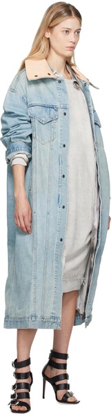 Blue Kat Denim Coat