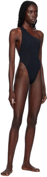 Black Plunge Swimsuit